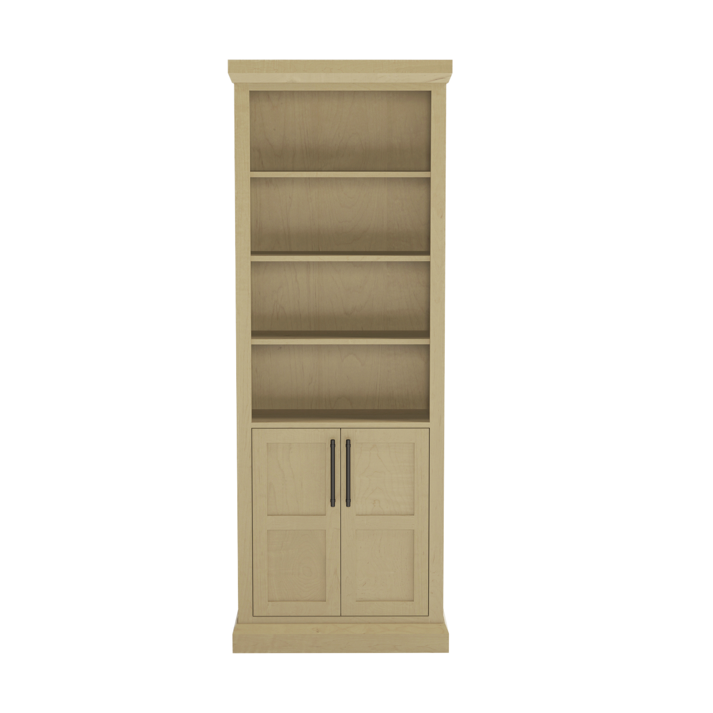 Bureau 30″ Wide Bookshelf With Doors