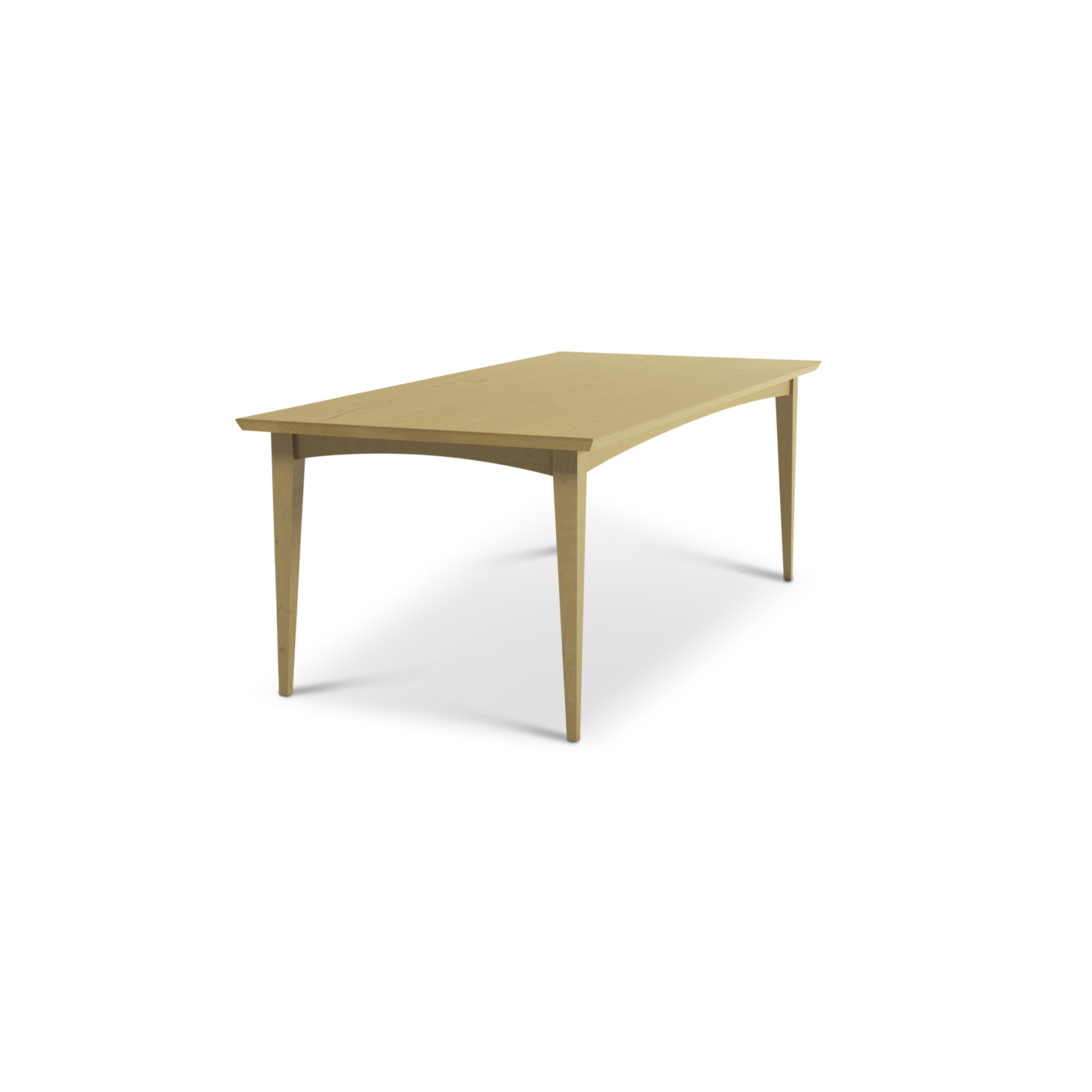 Maple custom mid-century modern table