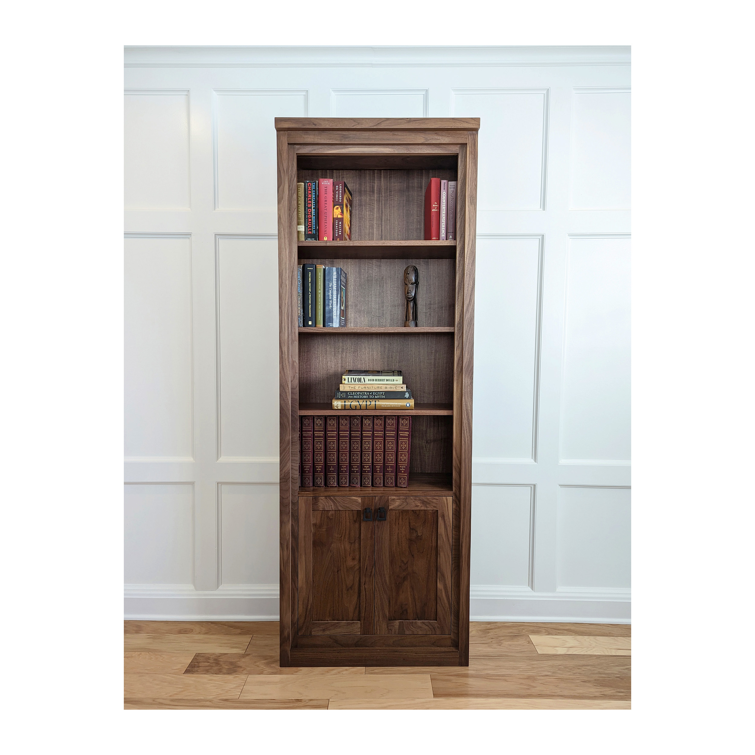 Framed_44 28″ Wide Bookshelf With Doors