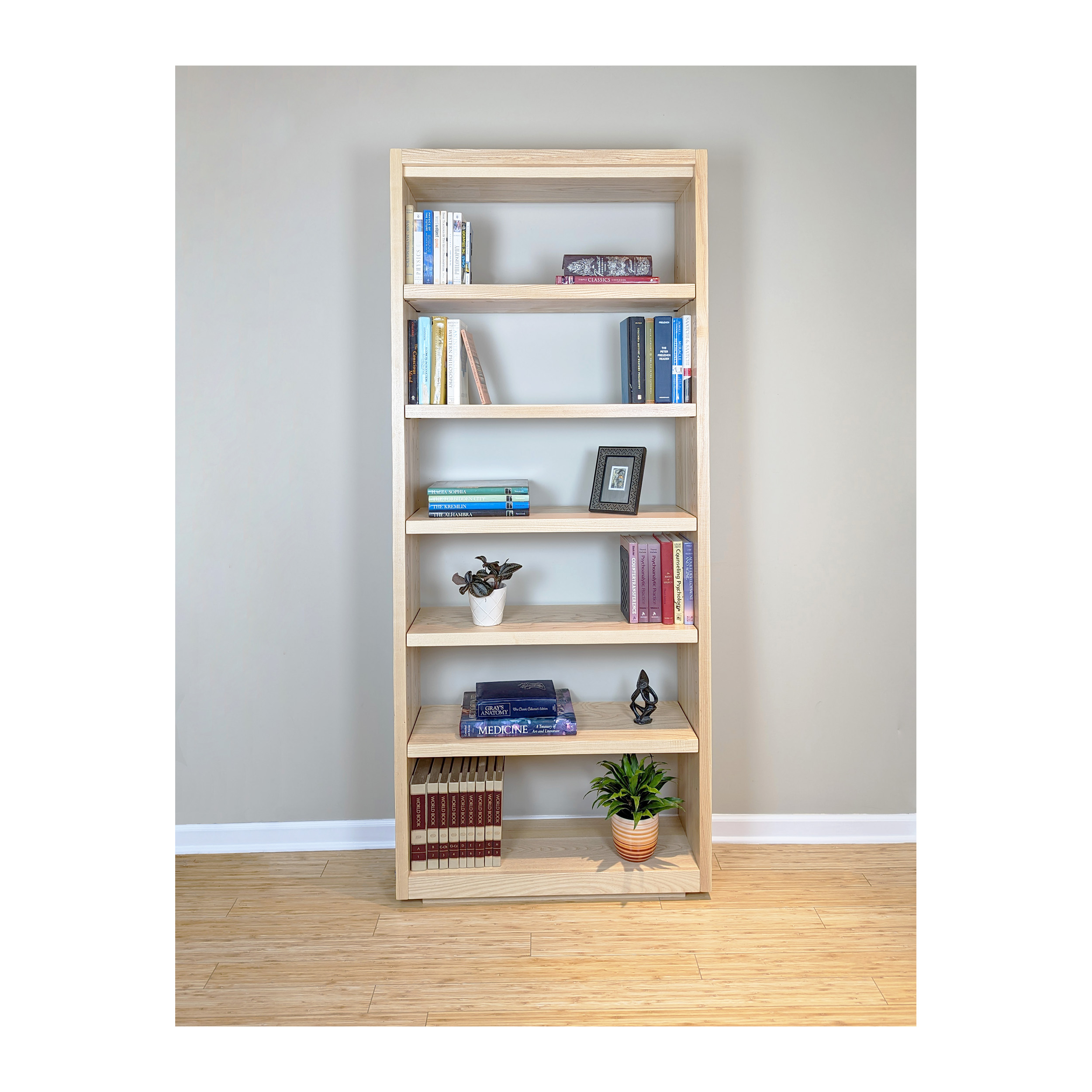 Oppen 36″ Wide Tall Bookshelf