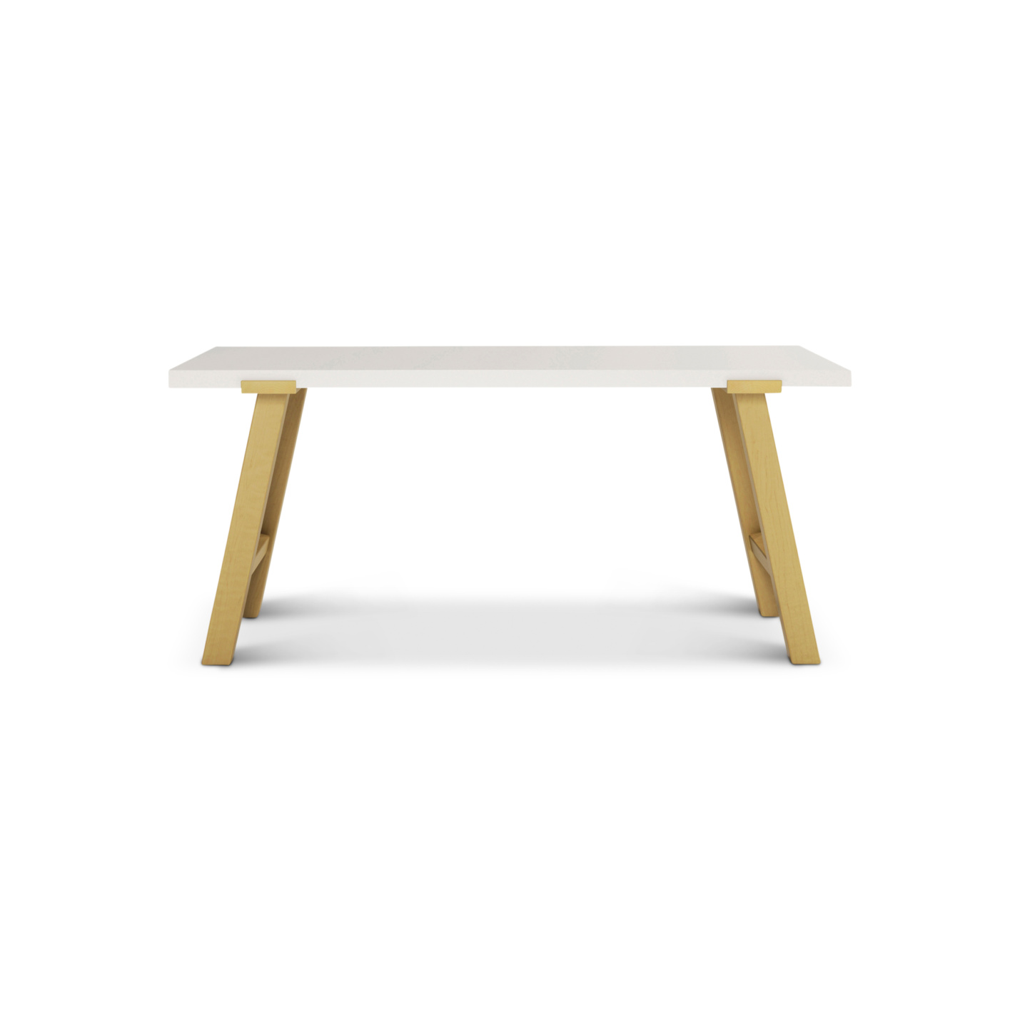 Nordic maple legged desk