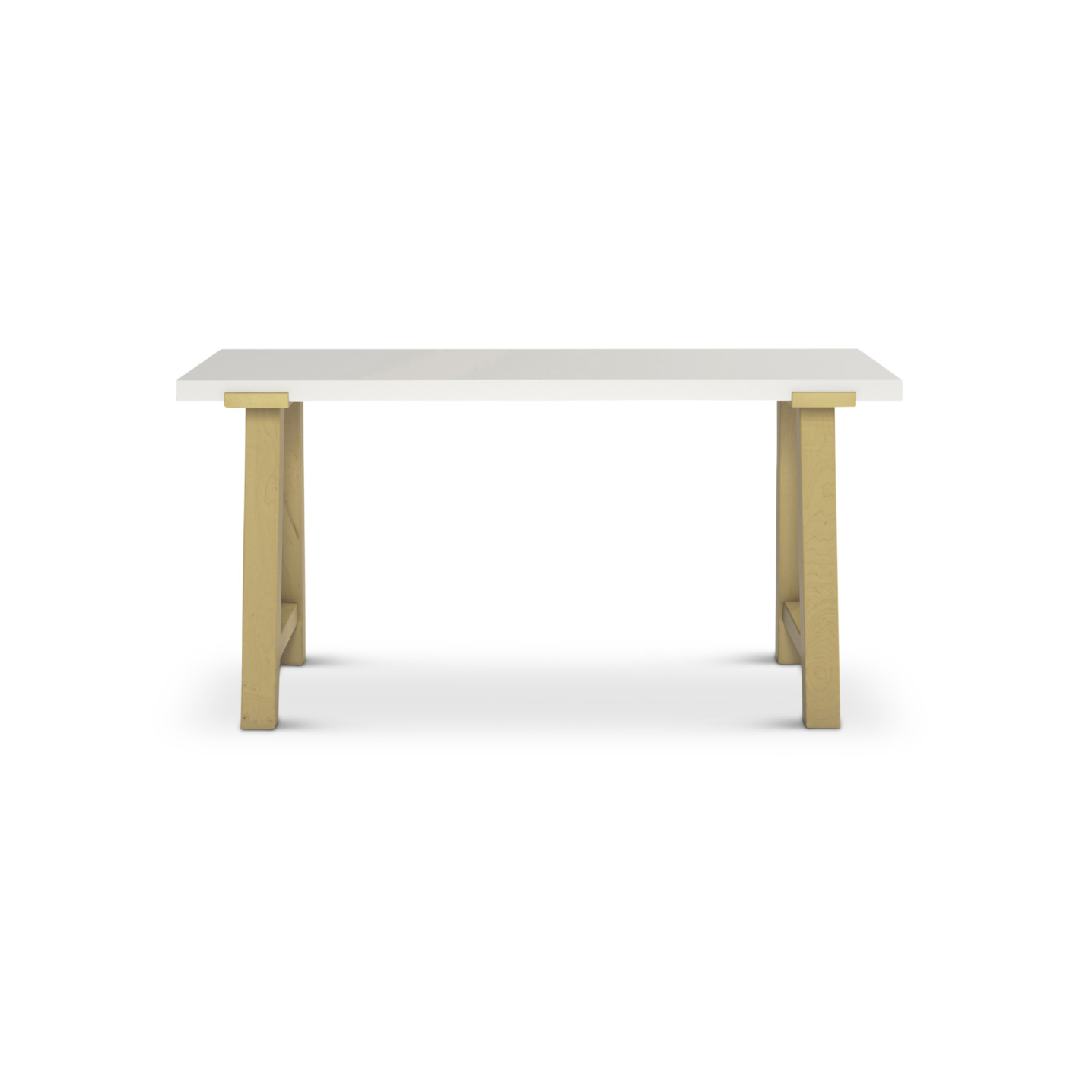 Swedish desk with maple legs