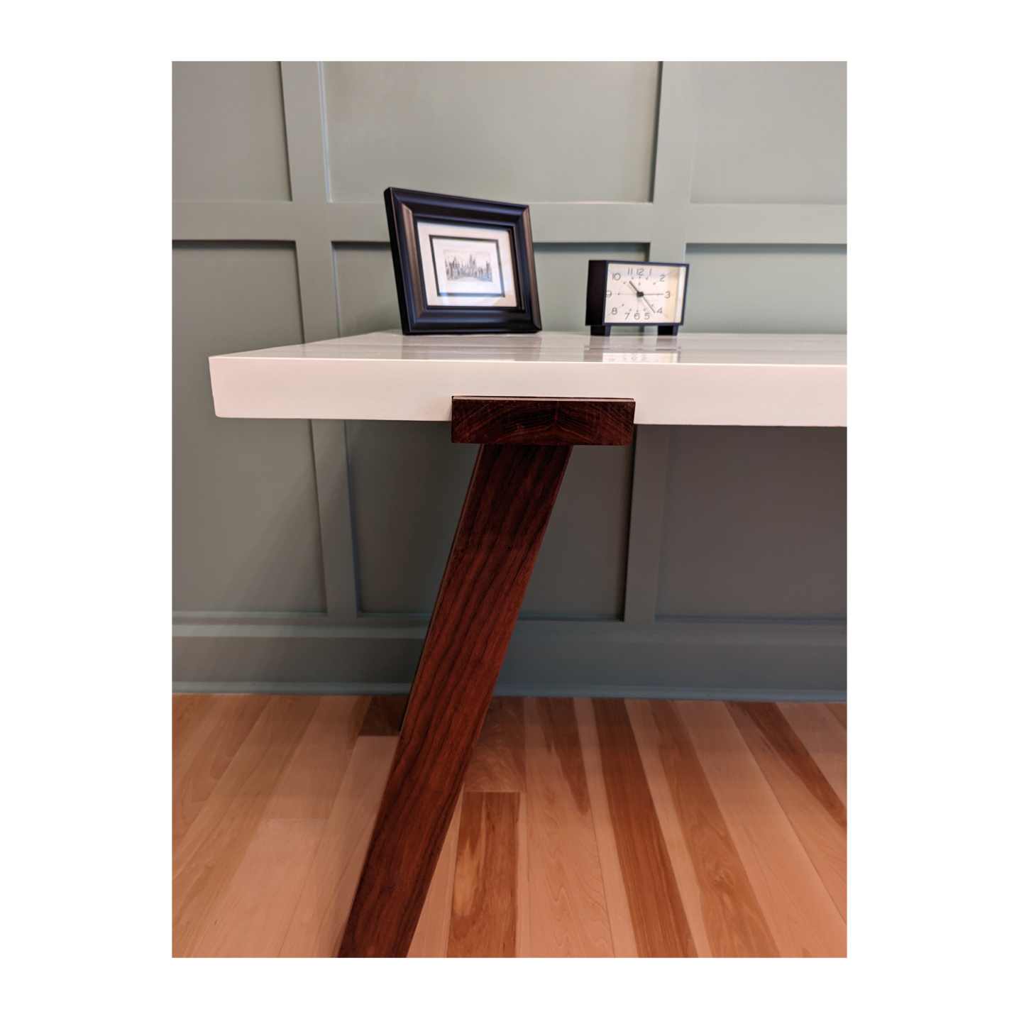 Solid Wood Construction Desk