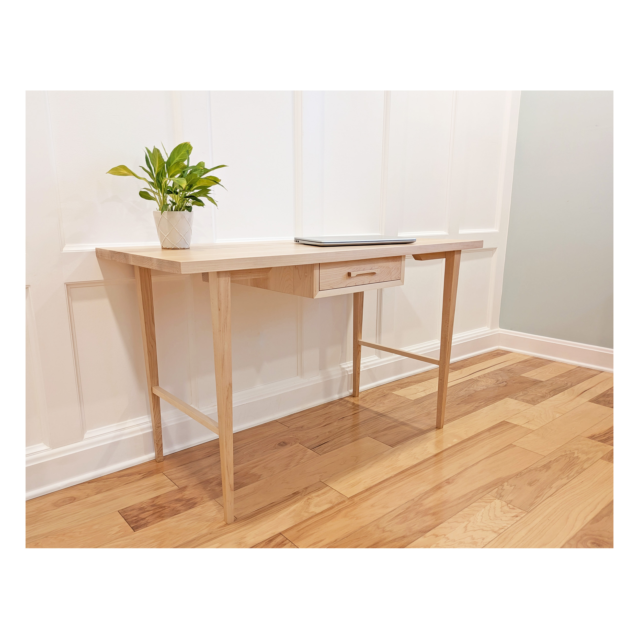 Solid Wood Desk Custom Made In Ohio