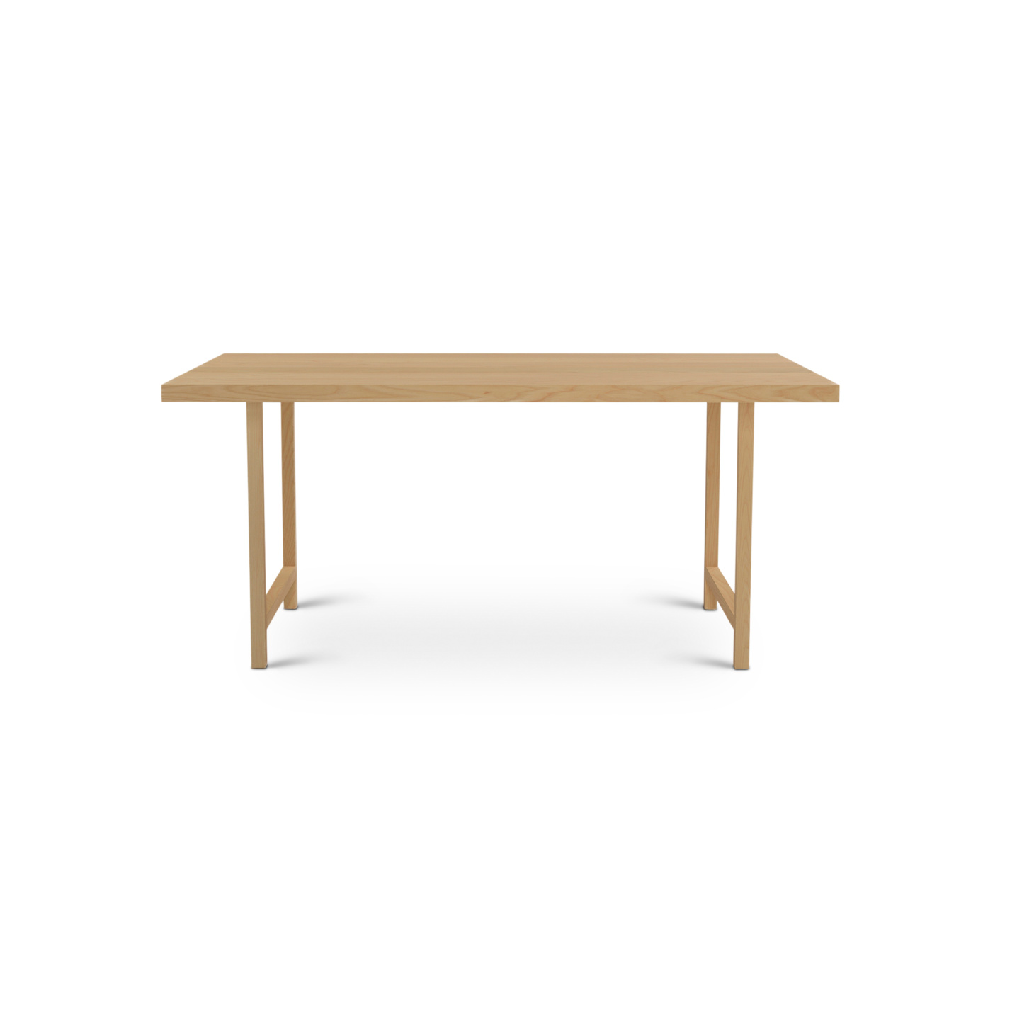 Beautiful and simple solid ash table