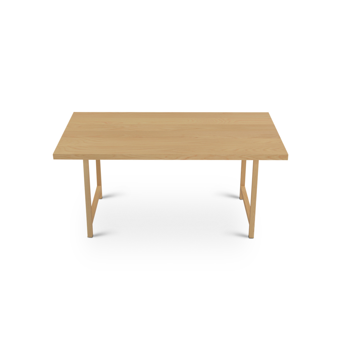 ash wood handmade nordic table