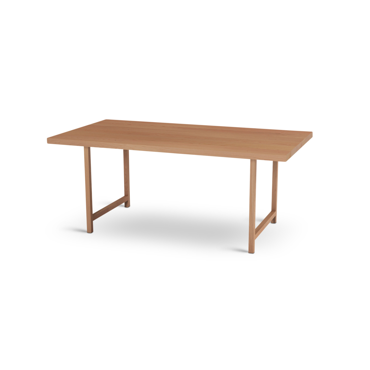 cherry nordic solid wood table