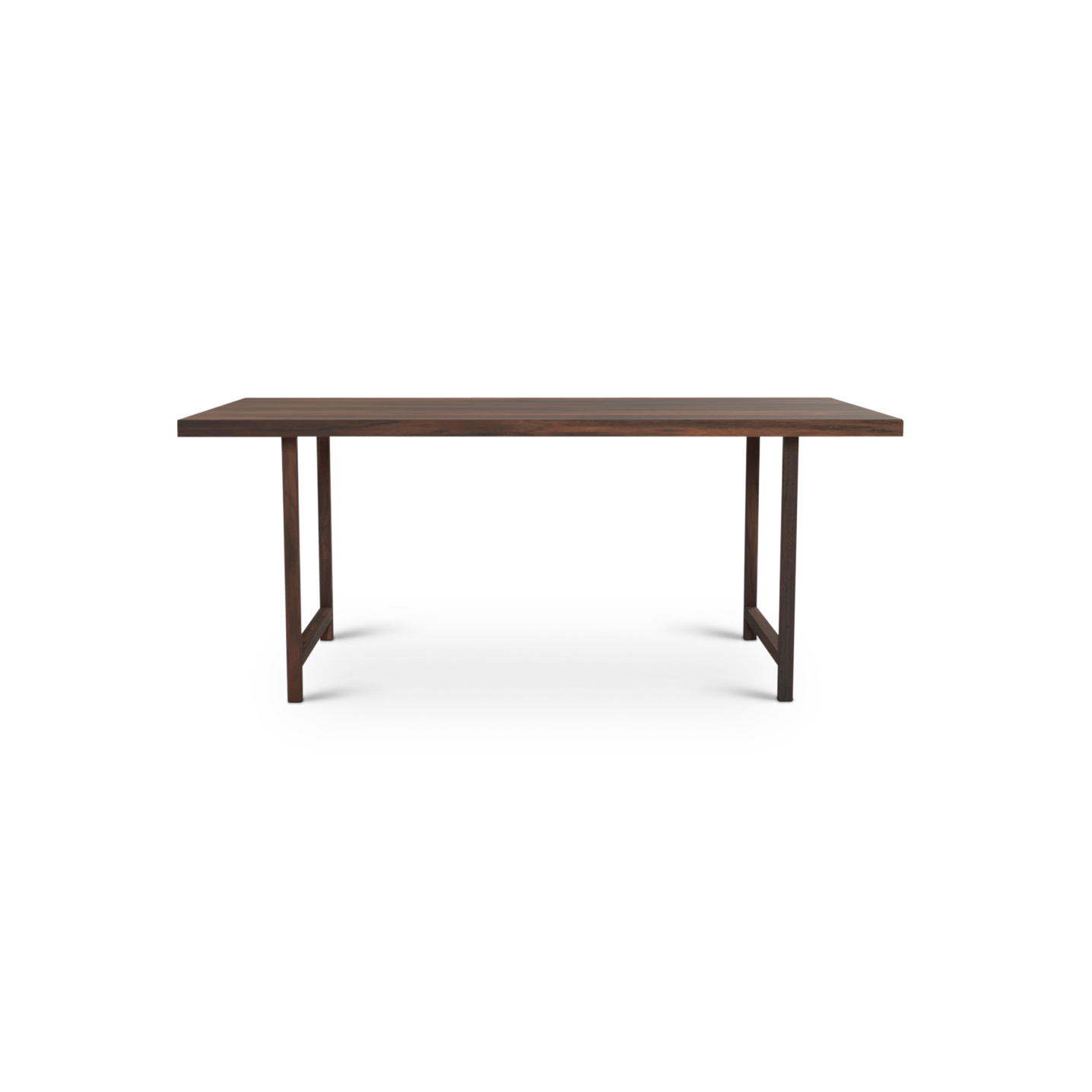 tailored solid walnut simple table