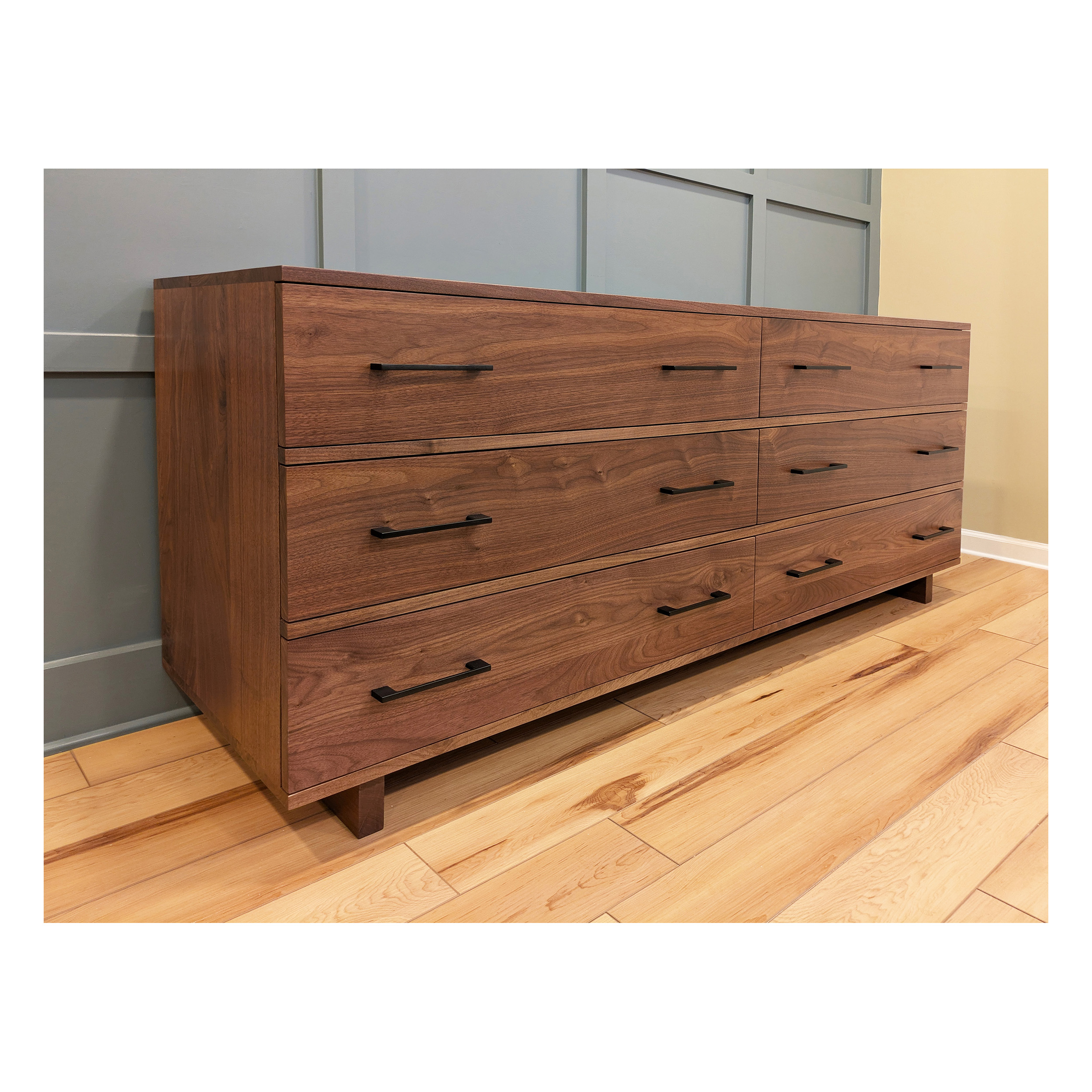 Series252_6FootRealWalnutDresser_2 Scandinavian Walnut Dresser