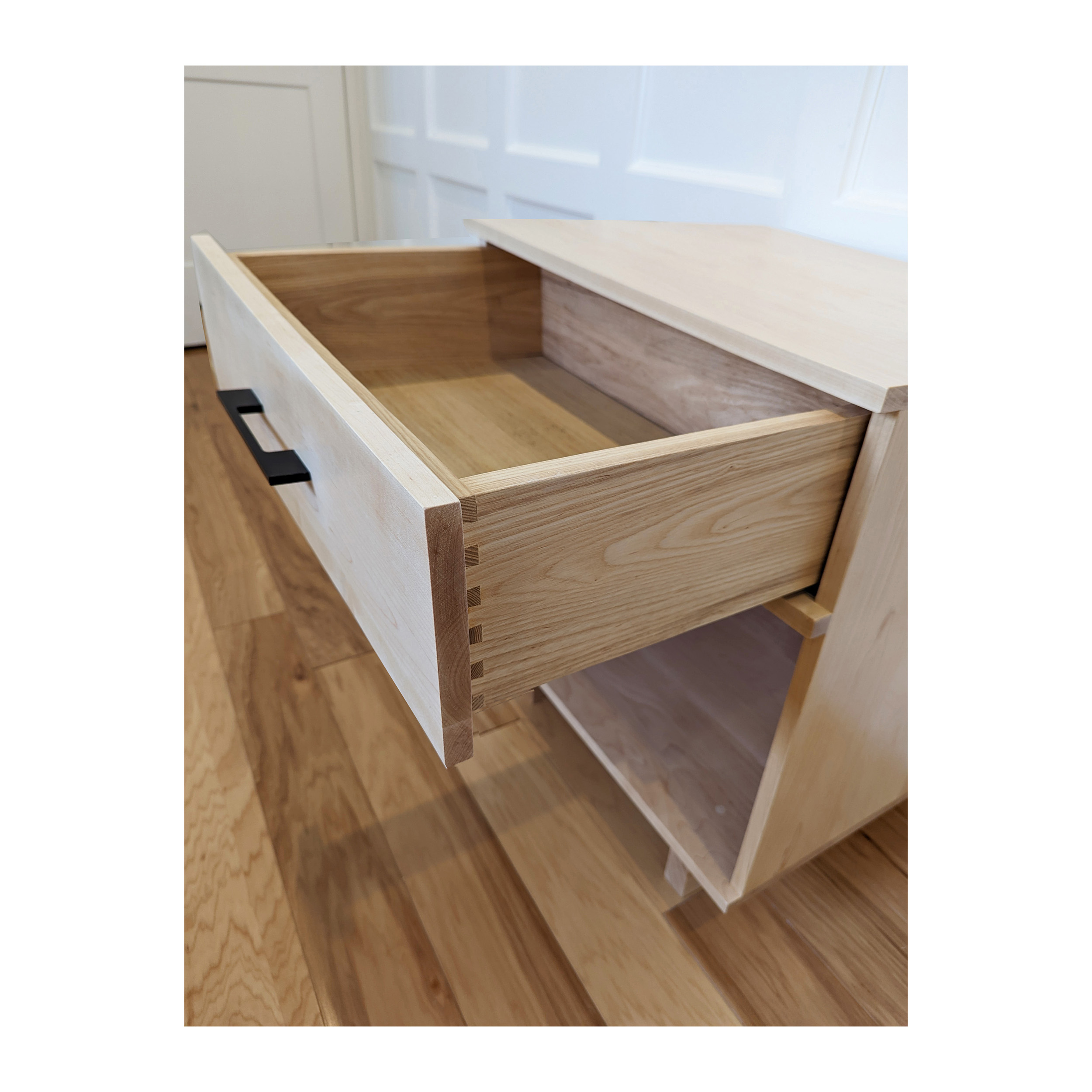 Solid Wood Nightstand Drawer