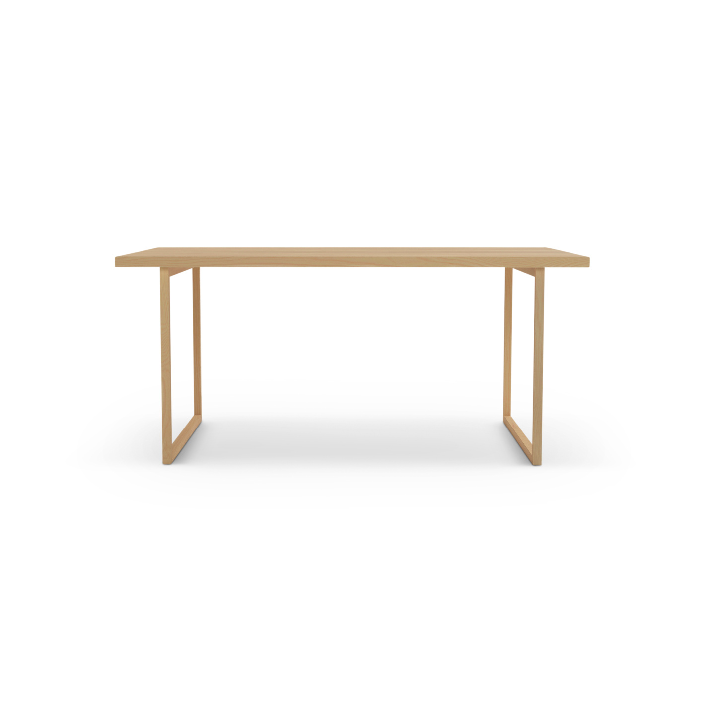ash dining table with a solid wood top
