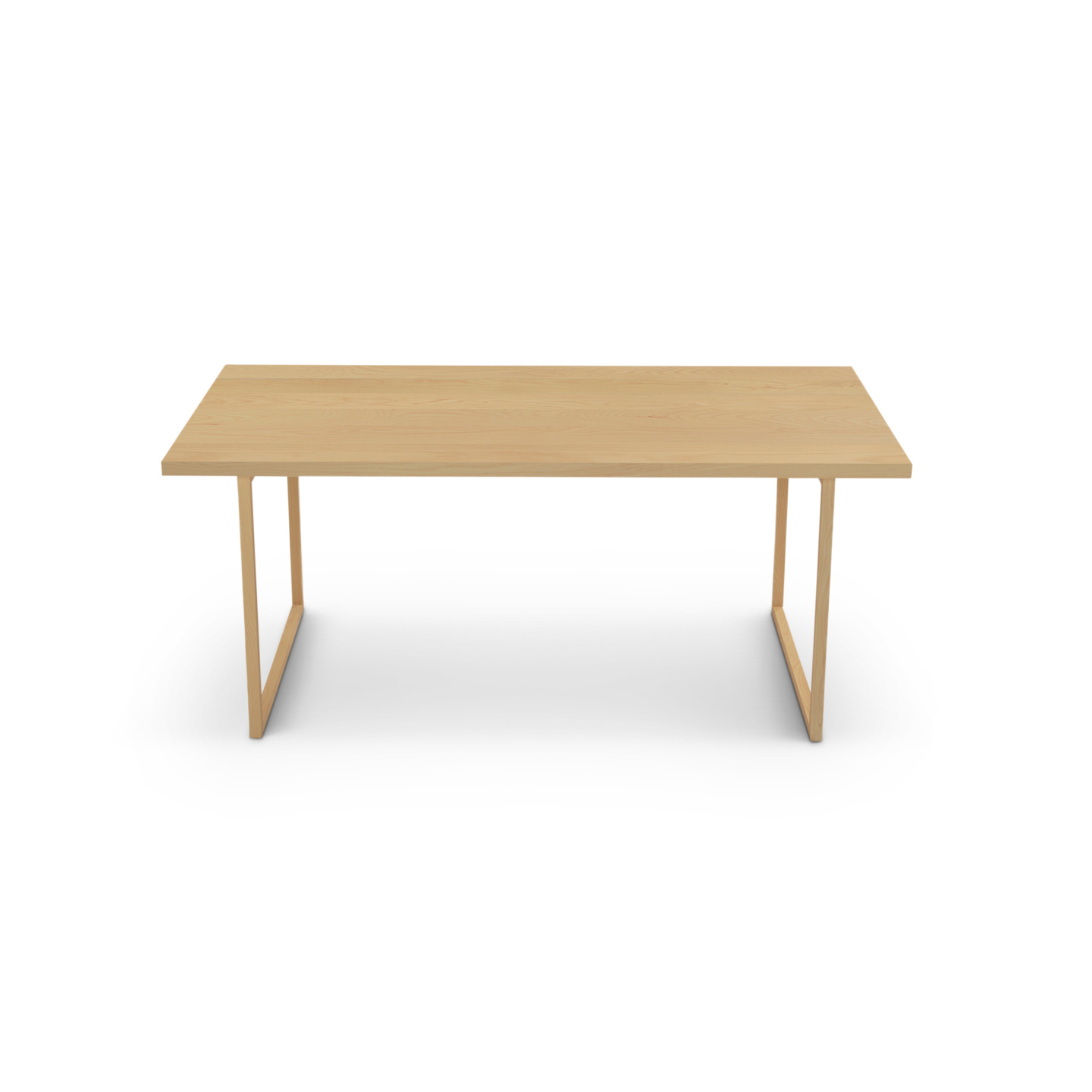 Ash Scandinavian wood planked table