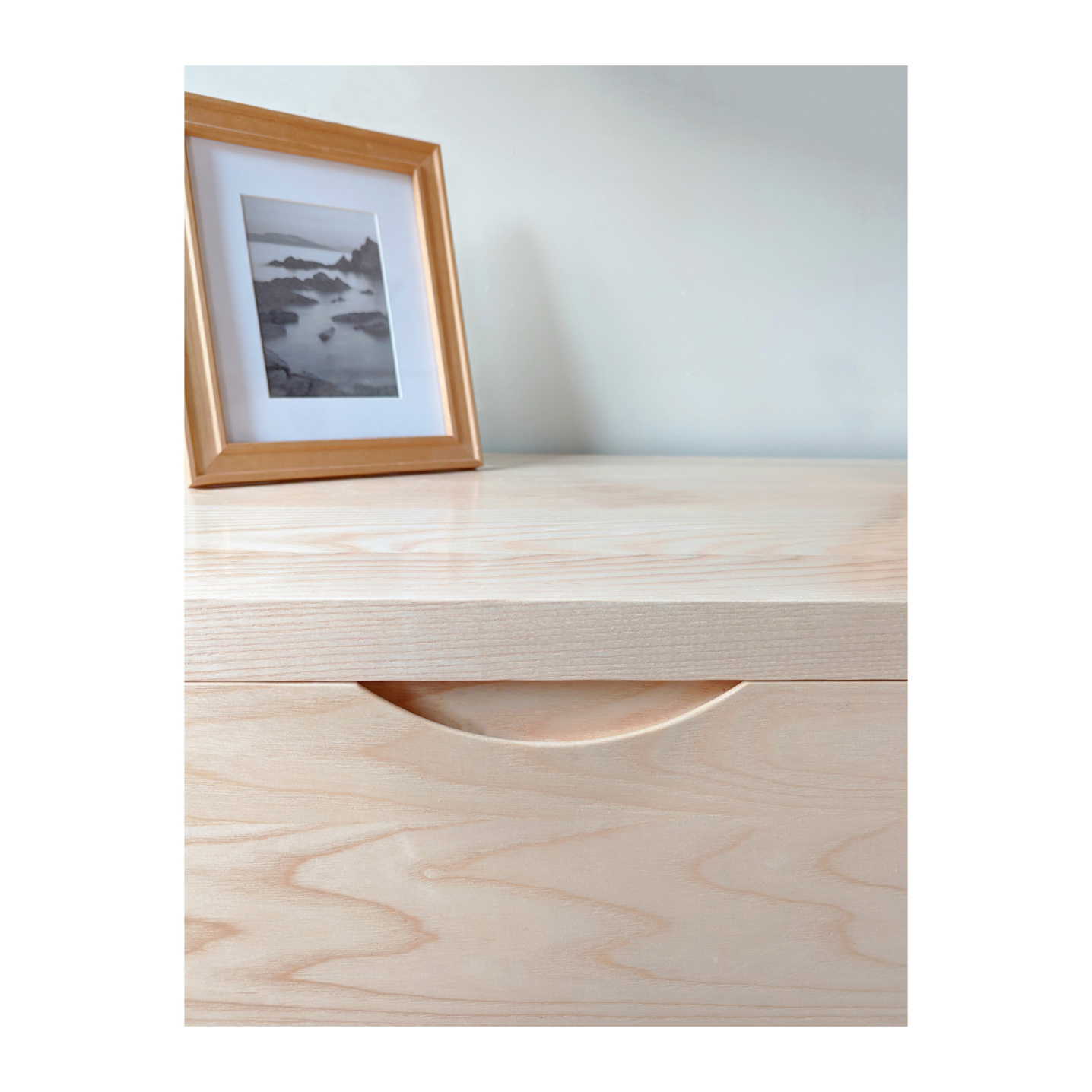 Solid Ash Dresser Handle--Made by 57NorthPlank Tailored Modern Furniture