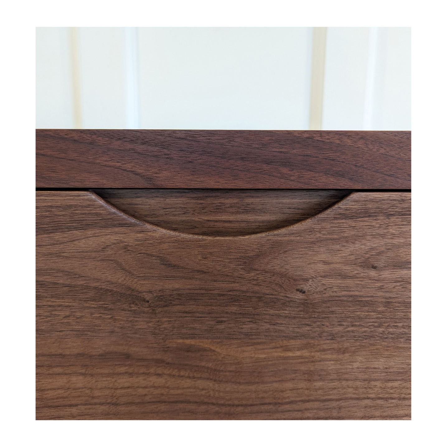 Wooden dresser handle