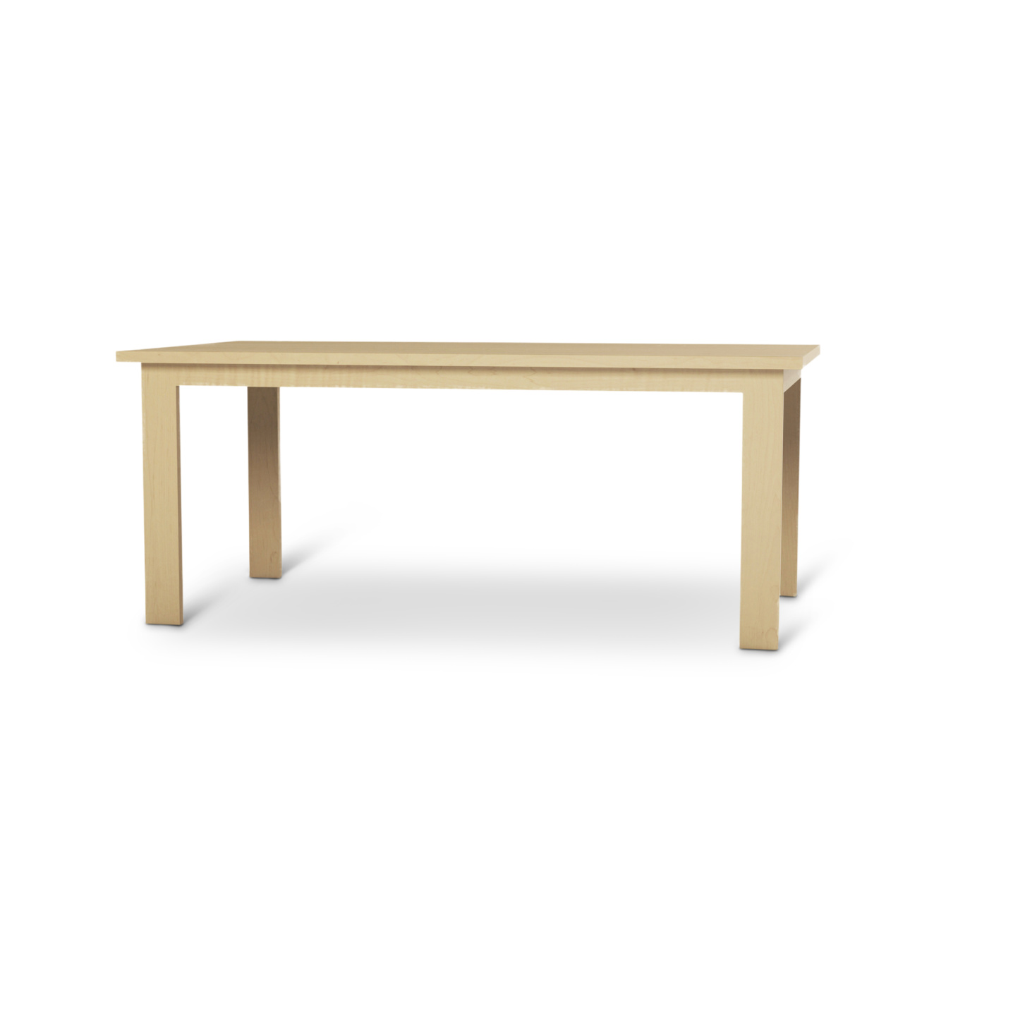 6 foot Solid Maple Modern Kitchen Table