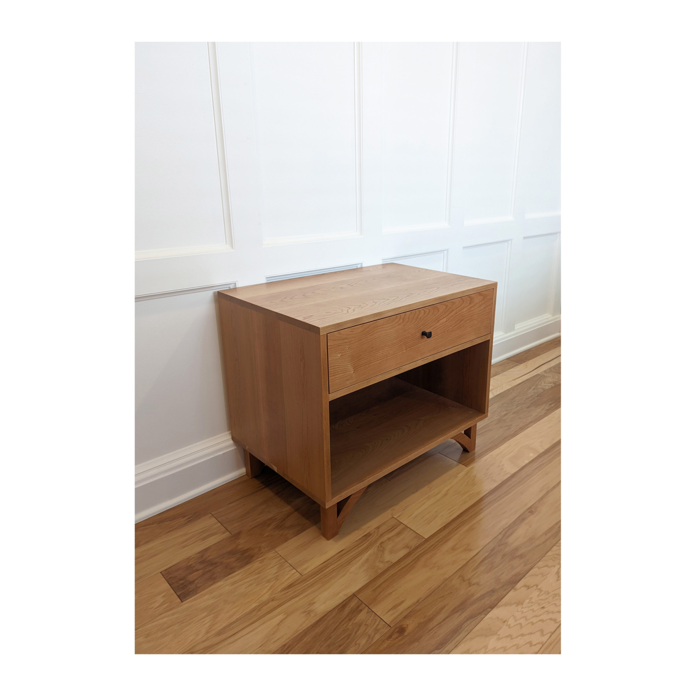 Custom solid wood nightstand