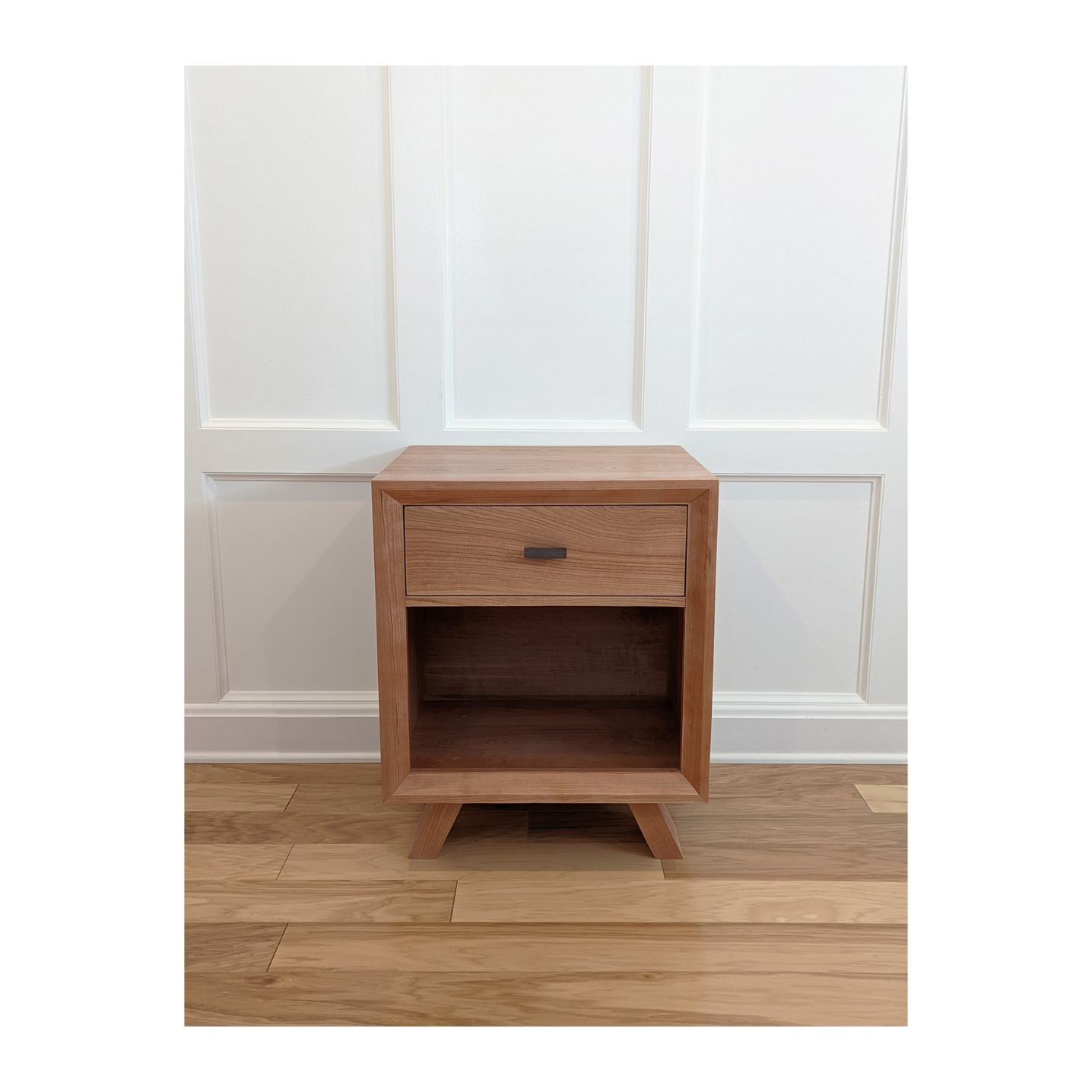 Cherry Nightstand constructed locally--Made by 57NorthPlank Tailored Modern Furniture