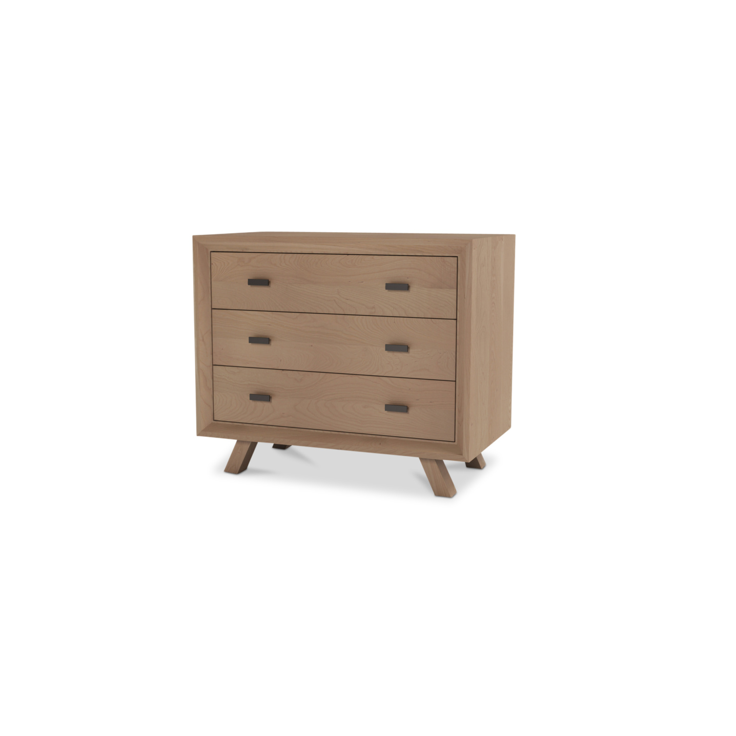 Danish 3 drawer cherry wood dresser