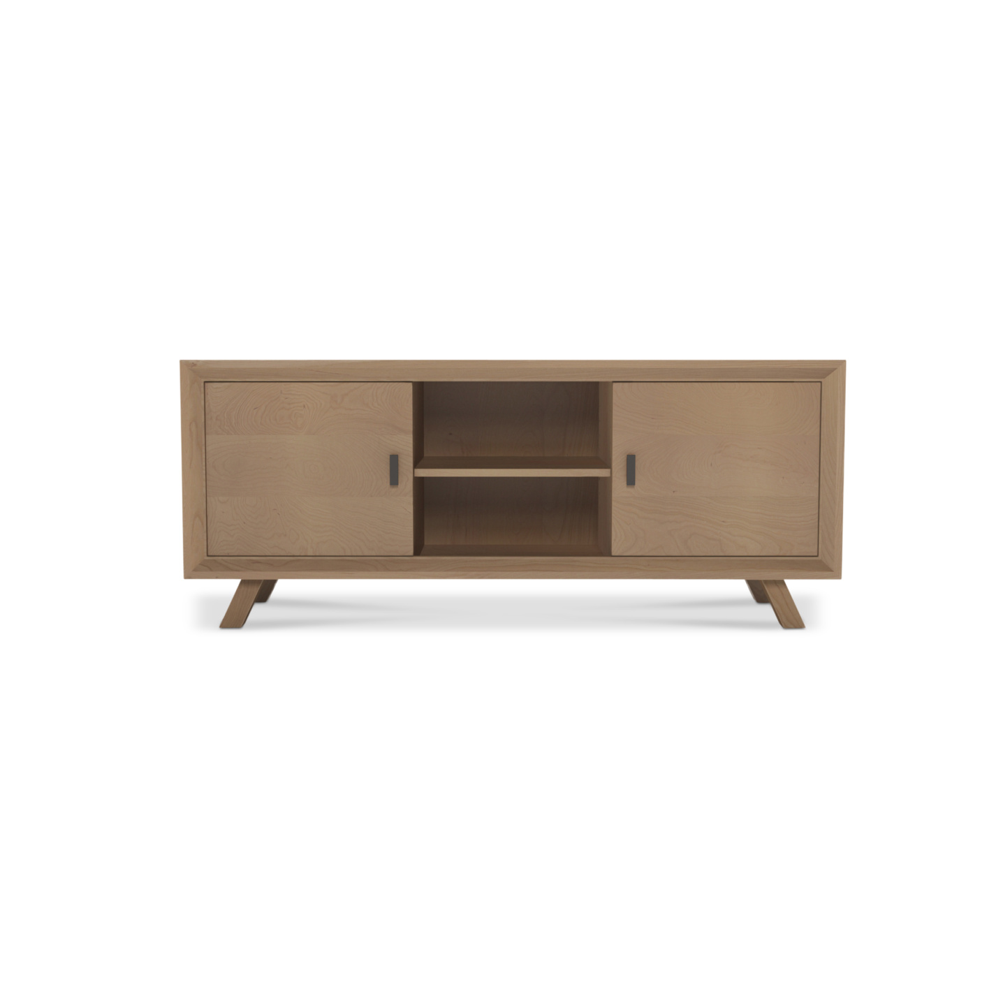 American made solid cherry media cabinet