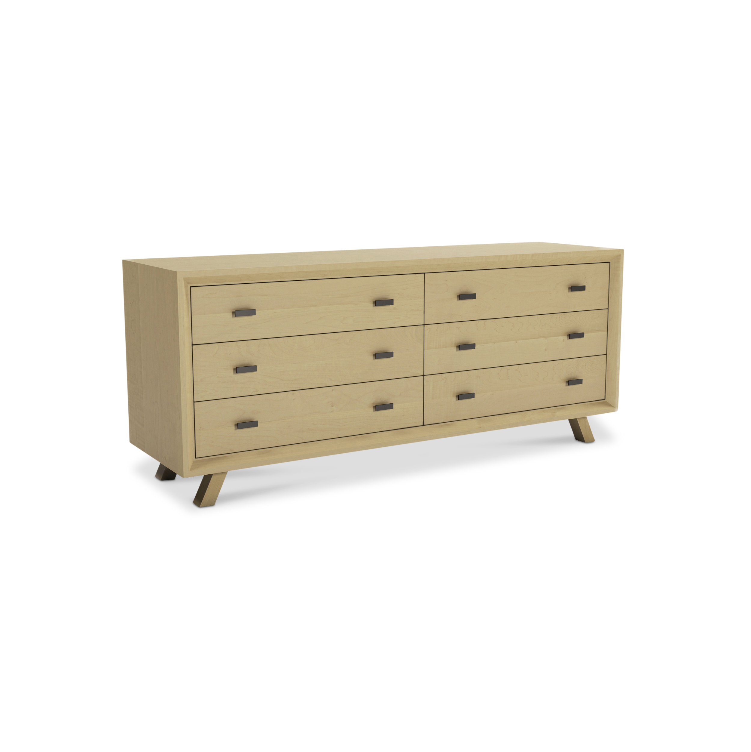 Solid Maple 72 Inch Dresser