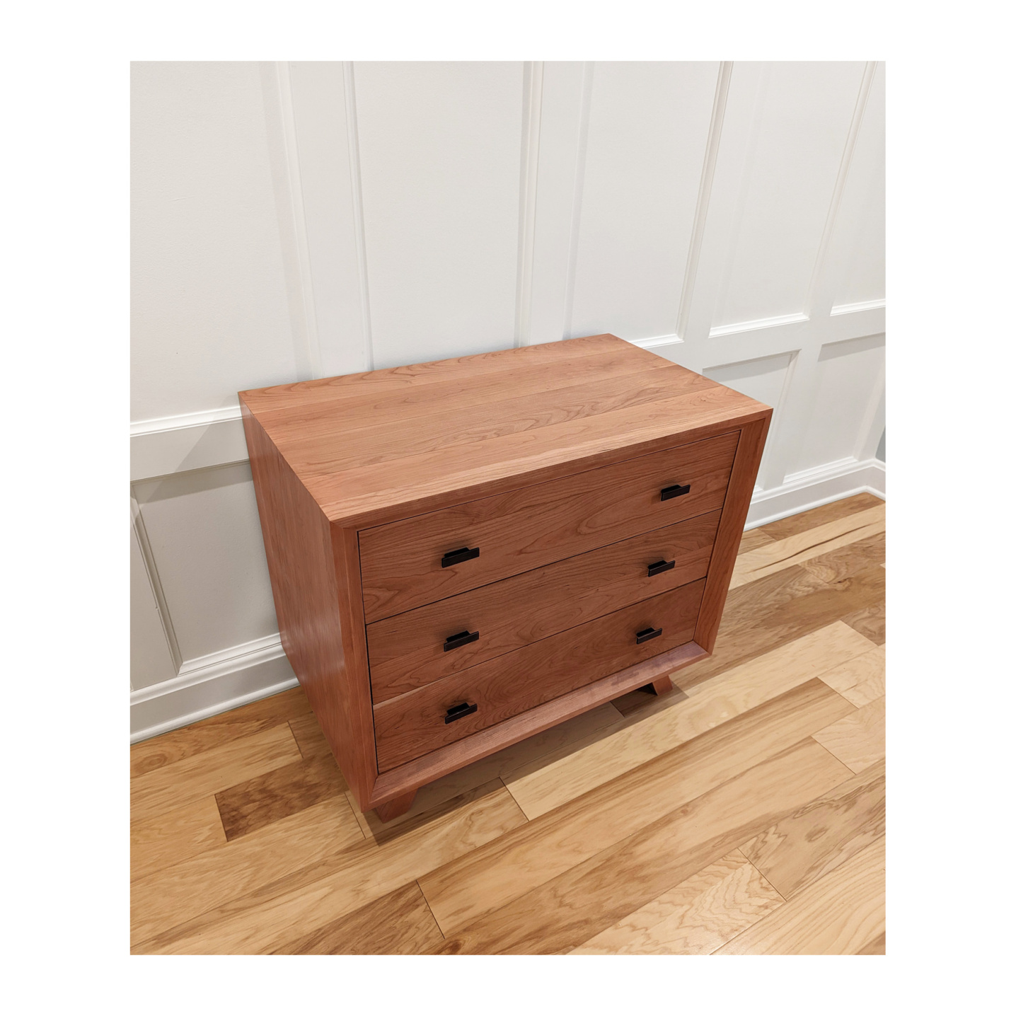 Modern Scandinavian Dresser made with solid cherry wood--Made by 57NorthPlank Tailored Modern Furniture