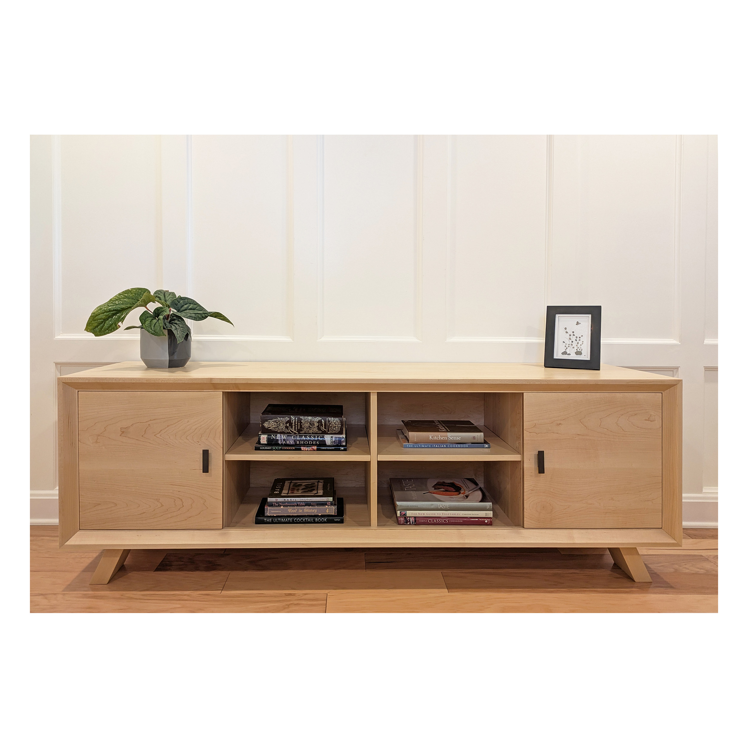 Series 555 Solid Wood Media Cabinet With 2-Doors 72″