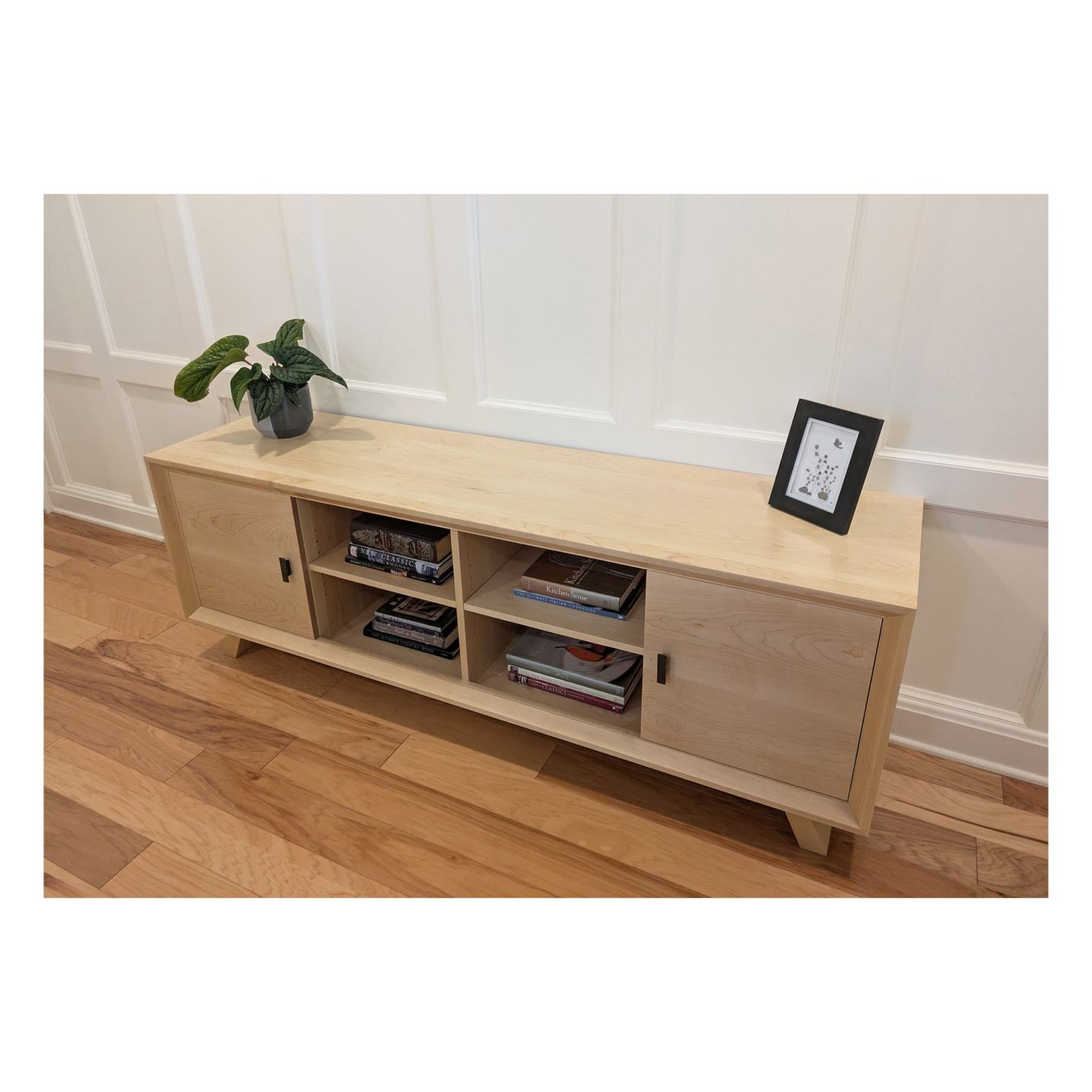 Custom media console made in locally