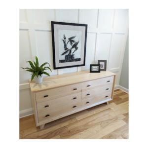 Series 555 Solid Wood Dresser with 6-Drawers 72 57NorthPlank Series 555 Solid Wood Dresser with 6-Drawers 72 57NorthPlank
