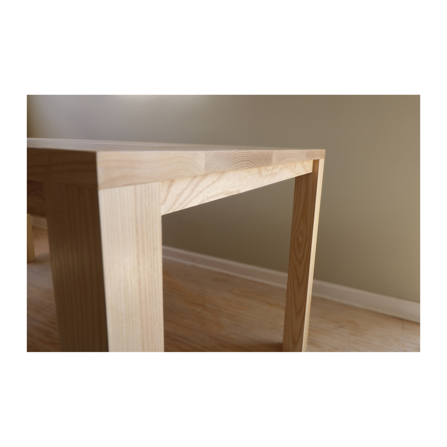 Custom solid ash table