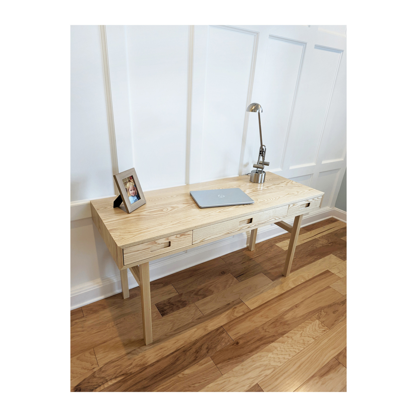 Ash Scandinavian Desk--Custom built and Locally Made